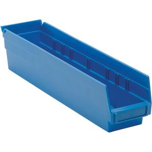 Shelf Bins - Blue, Yellow, Red, Green, Beige, 40 lbs., 4-1/8", 17-7/8", 4", 30128