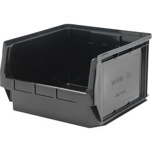 Stacking Container - Black, 18.375", 18.375", 11.875", 12.375"