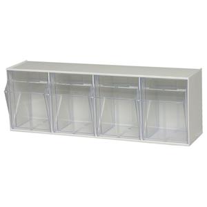 Clear Tip Out Bins - 23-5/8", 6-5/8", 8-1/8", 4