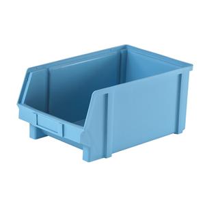 Plastibox® Parts Bin - Blue, 8-1/10", 12-4/5", 6"