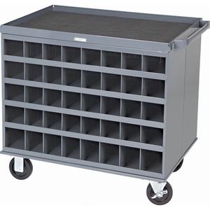 Heavy-Duty 2-Sided Mobile Carts/Work Stations - 1000 lbs., 34", 32", 24", All-Welded