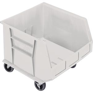 Mobile Bin - Ivory, 16-1/2", 18", 14", 75 lbs., 16 1/2 x 18 x 14, 3