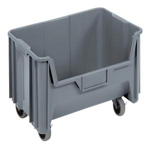 Mobile Giant Stack Container - Grey, 19-7/8", 15-1/4", 12-7/16", 250 lbs.