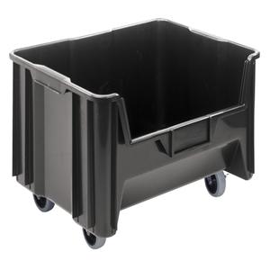 Mobile Giant Stack Container - Black, 19-7/8", 15-1/4", 12-7/16", 250 lbs.