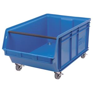 Mobile MAGNUM Bin - Blue, 18-3/8", 29", 14-7/8", 150 lbs.