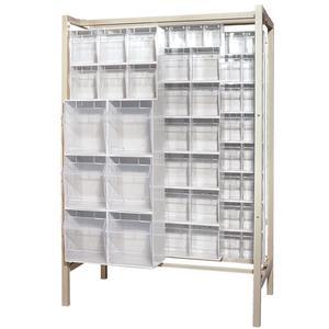 Free-Standing Tip-Out Bins Slider System - 51-1/4", 26", 77", 101