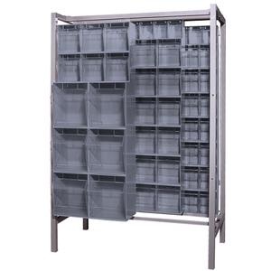 Free-Standing Tip-Out Bins Slider System - 51-1/4", 26", 77", 101