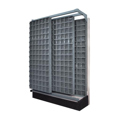 Gondola Tilt Bins Slider System - 48", 19", 75", 180