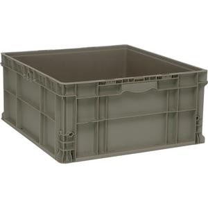 Stacking Container - Grey, 22.5", 22.5", 11", 24"