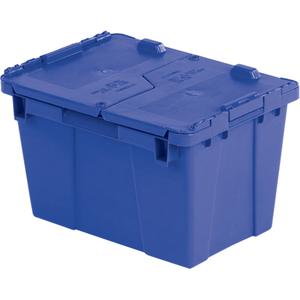 Flipak® Polyethylene Plastic (PE) Distribution Containers - Blue, 9.7", 15.2", 10.9", 15.2 x 10.9, 12.8 x 7.8, 0.6, 4.0:1