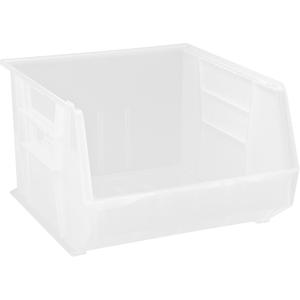 Clear-View Ultra Stack & Hang Bin - Clear, 75 lbs., 16-1/2", 18", 11", 30270