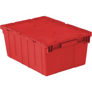 Flipak® Polyethylene Plastic (PE) Distribution Containers - Red, 9.3", 21.9", 15.2", 21.9 x 15.2, 19.1 x 13.3, 1.3, 4.4:1