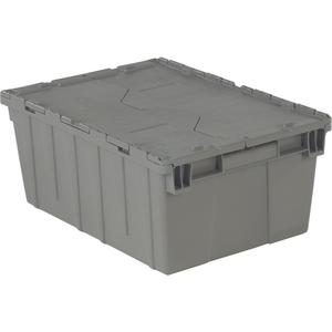 Flipak® Polyethylene Plastic (PE) Distribution Containers - Grey, 9.3", 21.9", 15.2", 21.9 x 15.2, 19.1 x 13.3, 1.3, 4.4:1