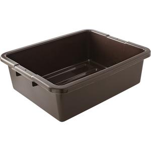 Undivided Bus/Utility Box - 7", 21.5", 17", Plastic, Brown