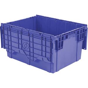 Flipak™ Polyethylene Plastic (PE) Distribution Containers - Blue, 15.2", 27.9", 20.9", 27.9 x 20.9, 25 x 18, 4, 2.7:1