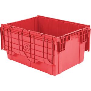Flipak™ Polyethylene Plastic (PE) Distribution Containers - Red, 15.2", 27.9", 20.9", 27.9 x 20.9, 25 x 18, 4, 2.7:1