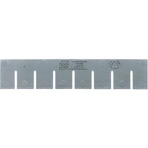Long Divider for Dividable Grid Container - Grey, Plastic, 7, 11"
