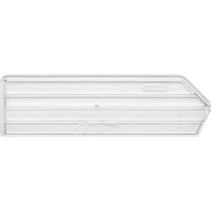 Divider for Stack & Hang Bin - Clear, QUS224, 10-7/8"D X 4-1/8"W X 4"H