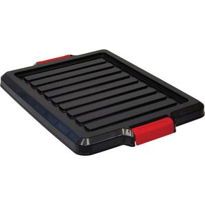 Lid for Plastic Latch Container - 15-7/8", 21", Black