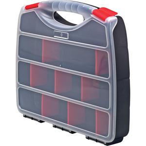 Plastic Compartment Box - 10", 12.5", 2-1/4", 22, One-sided