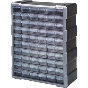 Drawer Cabinet - 18-3/4", 15", 6-1/4", Black, Plastic, 60