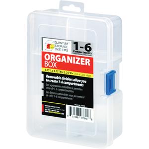 Plastic Compartment Box - 4.75", 6.75", 2.25", 6