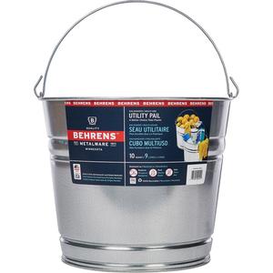 Pail - Galvanized Steel, 9 L, 30