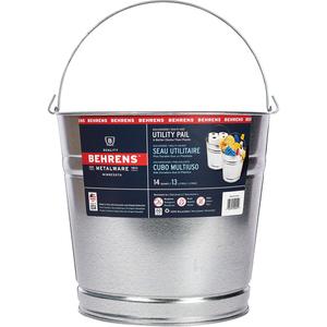 Pail - Galvanized Steel, 13 L, 30