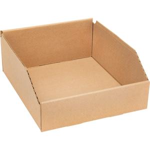 Deep Corrugated Parts Bins - Beige, 38 lbs., 9-3/4", 11-1/4", 4-1/2"