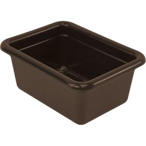 All-Purpose Storage Tub - 5-1/8", 9-1/16", 12-1/16", Plastic, Brown