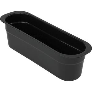 All-Purpose Cutlery Storage Tub - 4-1/8", 4-7/16", 14-3/16", Plastic, Black