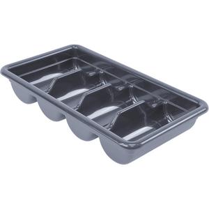 All-Purpose Storage Tub - 3-3/4", 11-3/8", 20-7/16", Plastic, Grey