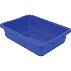 All-Purpose Ribbed-Bottom Storage Tub - 5", 15", 20", Plastic, Blue