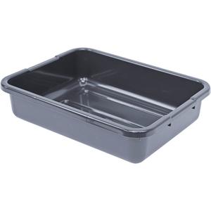 All-Purpose Ribbed-Bottom Storage Tub - 5", 15", 21", Plastic, Grey