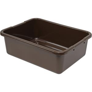All-Purpose Ribbed-Bottom Storage Tub - 7", 15", 21", Plastic, Brown
