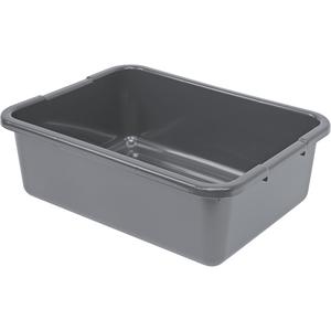 All-Purpose Ribbed-Bottom Storage Tub - 7", 15", 21", Plastic, Grey