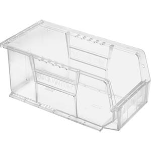 Crystal Clear Ultra Bins - Clear, 35 lbs., 5-1/2", 10-7/8", 5", 10-1/4", 4-3/8", 4-3/4"