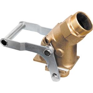 Self-Closing Gate Valve - 2", 4-1/2", Brass