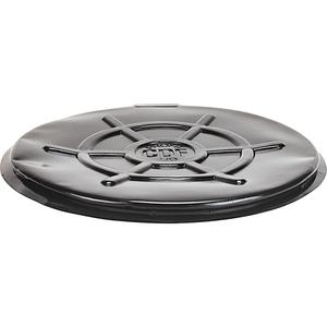 Protective Drum Lids - 55 US gal (45 imp. gal.), Black, Closed Top