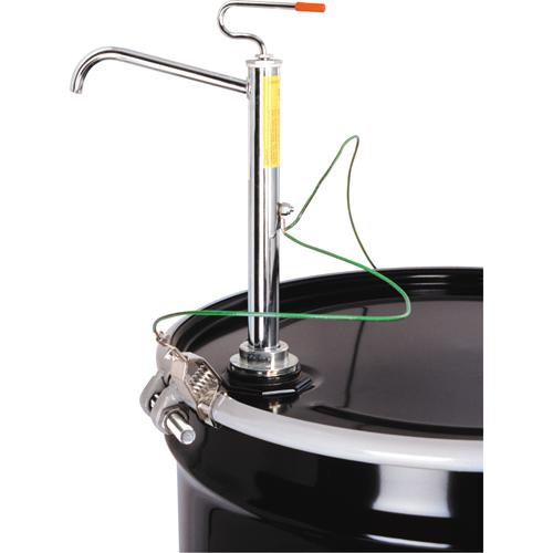Safety Pumps - 8 oz./Stroke, 45 gal., Steel, 2" Bung