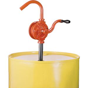 Rotary Drum Pump - 7.5 Gallons/100 Revolutions, 15-55 Gal., Cast Iron, 2" Bung, Fits 15 to 55 US Gal. Drum