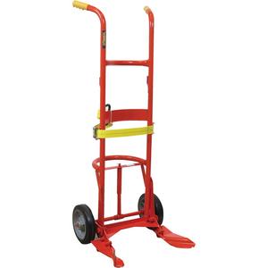 40BT Series Drum Truck - 30 - 85 US Gal. (25 - 70 Imperial Gal.), Steel, Mold-on Rubber, Steel, Plastic, Fibre