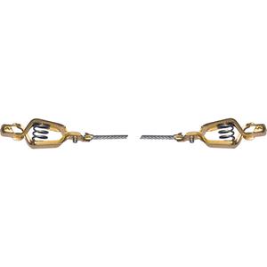 Light-Duty Bonding & Grounding Wire Assemblies - Two Alligator Clips - 36", Stainless Steel