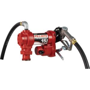 AC Utility Rotary Vane Pumps with Nozzle - 15 GPM, 115 V