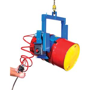 Power Drum Tilter - Air Motor - 55 US gal. (45 Imperial Gal.), Steel, 1500 lbs./680 kg.