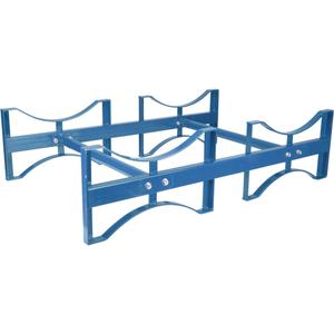 Drum Stacking Rack - 2, 1600 lbs., 12-1/2", 45-1/2", 30"