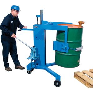 Tilt & Pour Drum Palletisers - 55 US gal. (45 Imperial Gal.), Steel, 1, Diameter adaptors are available for smaller drums, 800 lbs.