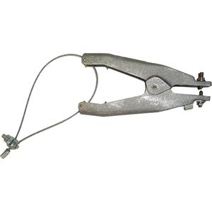 Static Grounding Clamp (GAT Series) - Cast Aluminum, Brass, 1 Isolated Cup Point, 1-1/4"