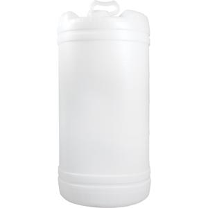 Polyethylene Drums -Tight Head - 15 US gal. (12.49 imp. Gal.), Unlined, Natural, Closed Top, 1H1/Y1.9/160, Fittings Included