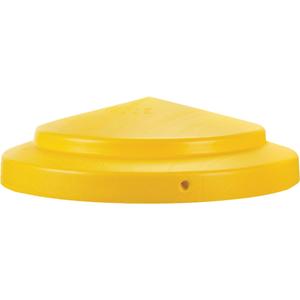 Polyethylene Drum Cover - 55 US gal, Yellow, 5", 23"